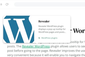 WordPress的页面预览插件