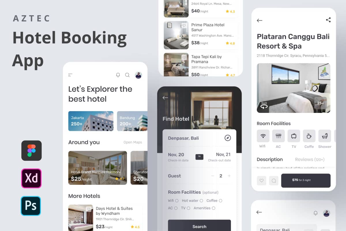 AZTEC – 酒店预订 App