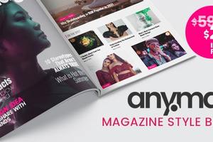 Anymag – 杂志翻页风格WordPress 博客主题
