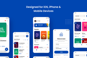 在线阅读 iOS App 设计模板