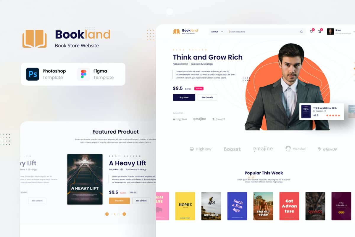 Bookland-书店电子商务网站