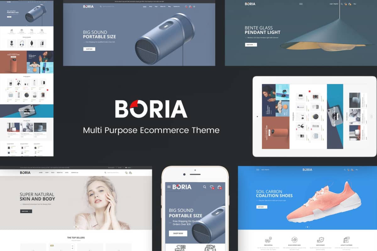 Boria – 多用途 WooCommerce WordPress 主题