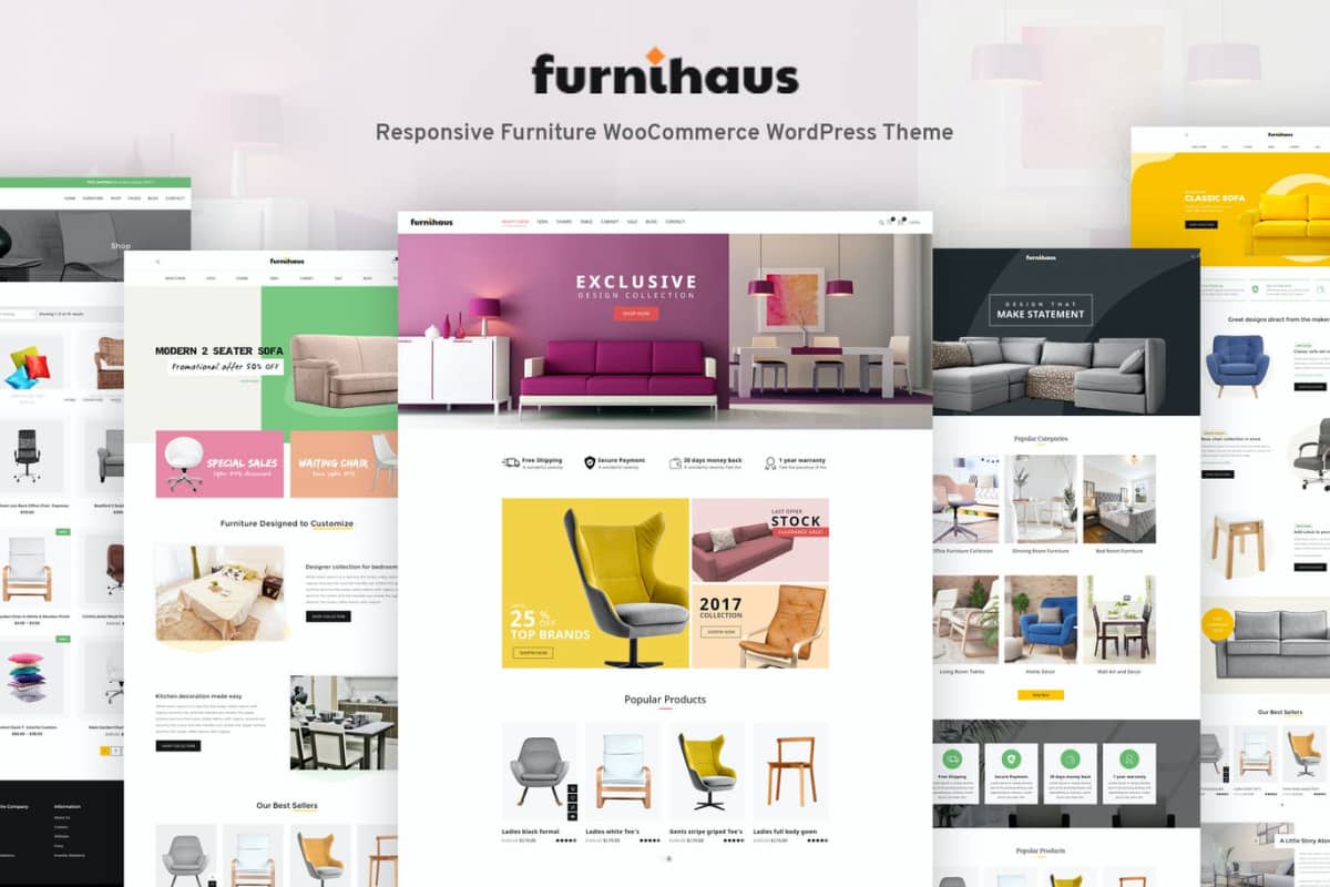Furnihaus – 响应式家具 WooCommerce 主题