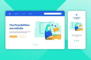 消费刷卡矢量扁平概念插画