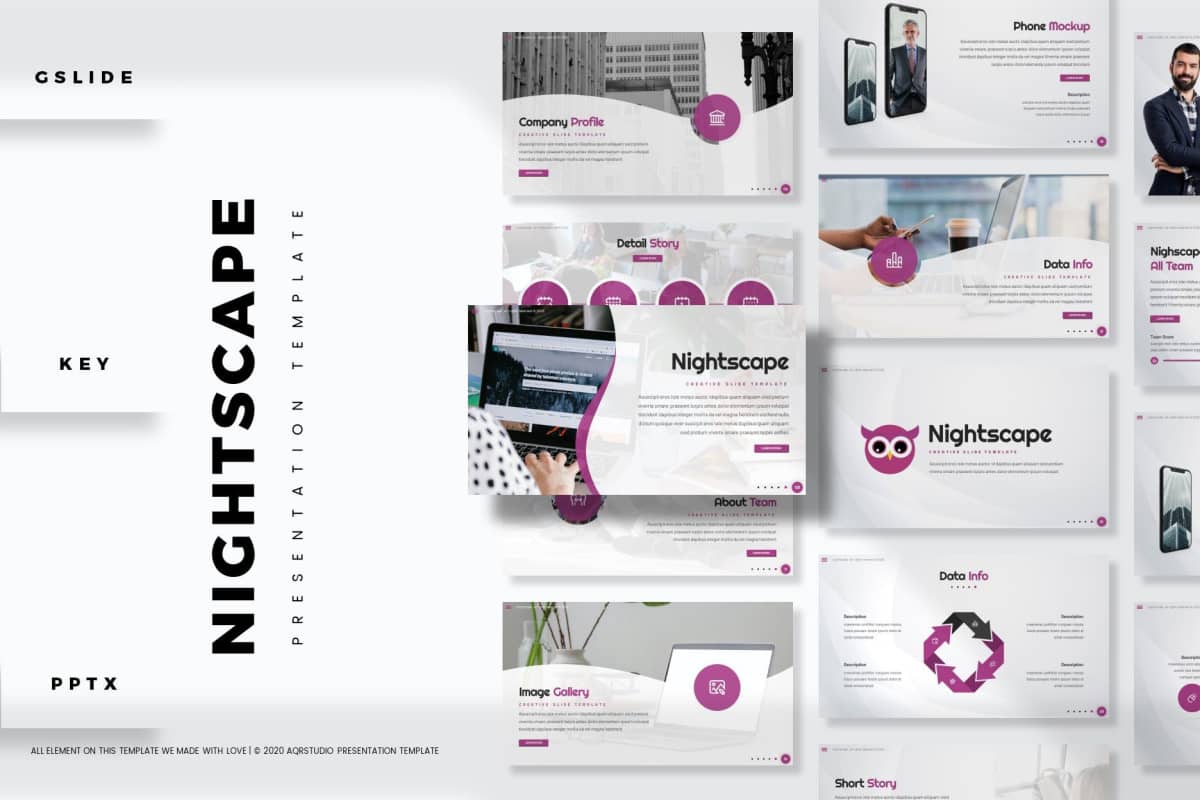 Nightscape – 演示模板