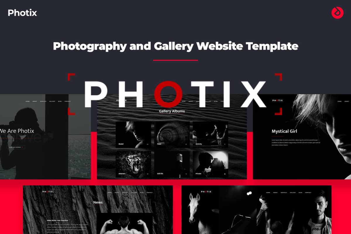 Photix – 摄影相册网站WP模板
