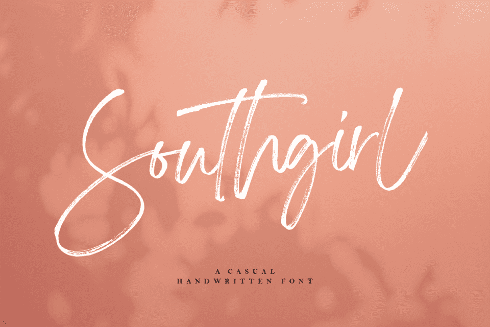 Southgirl Handwritten Font MS