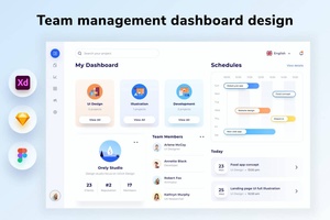 团队管理仪表板