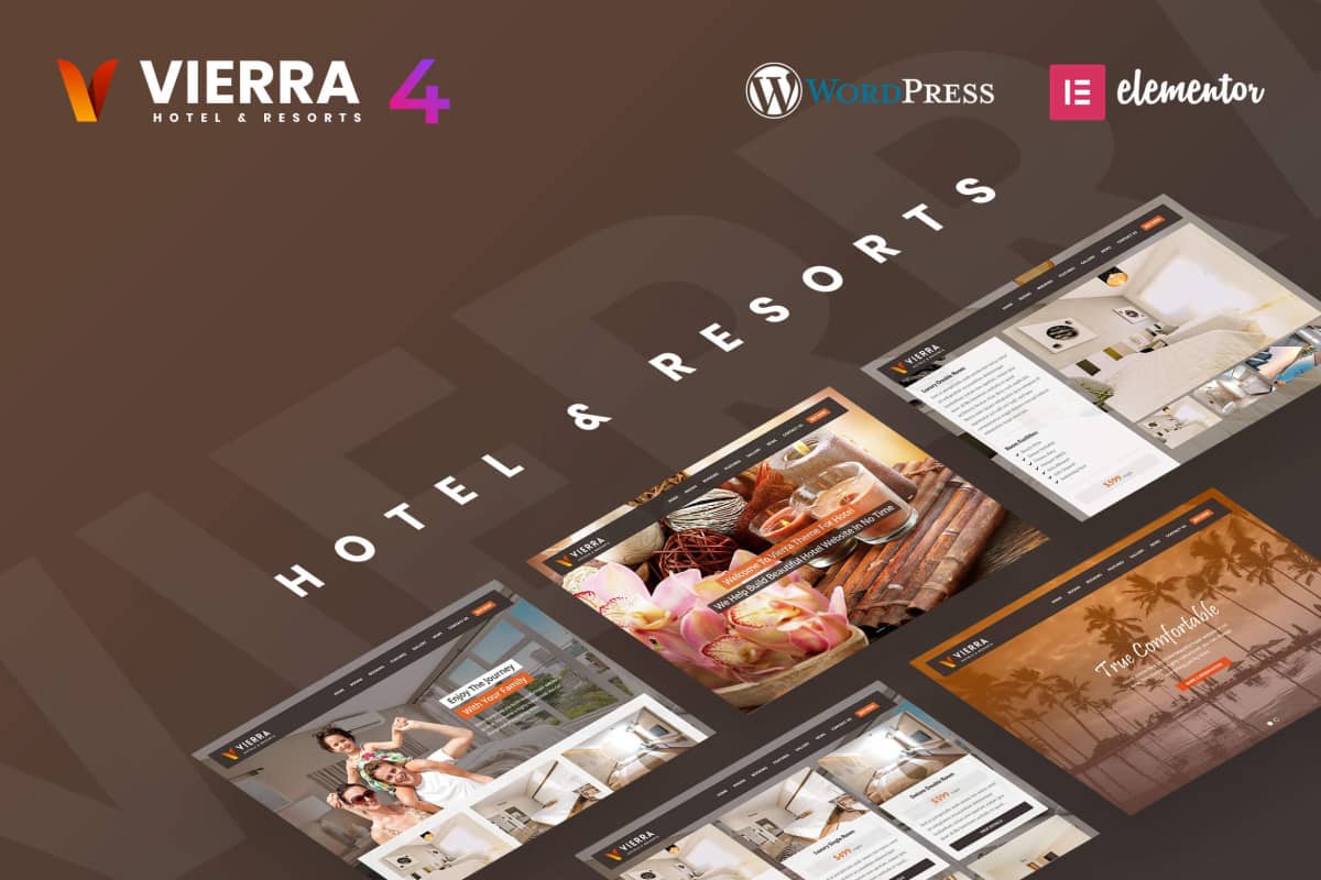 Vierra – 酒店预订 Elementor WP