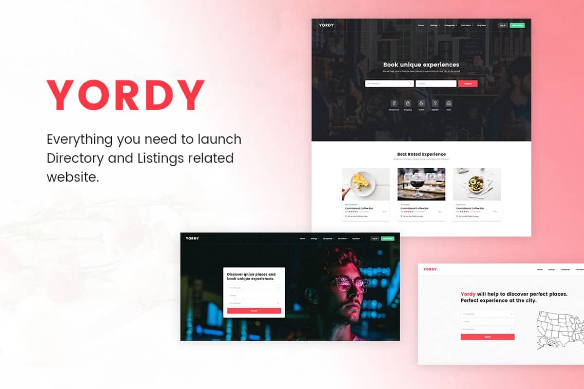 Yordy-多用途目录WordPress主题