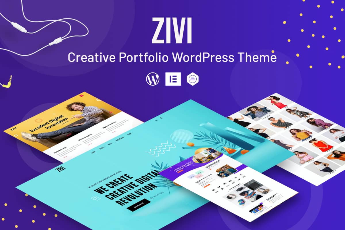 Zivi – 创意作品展示WordPress 主题