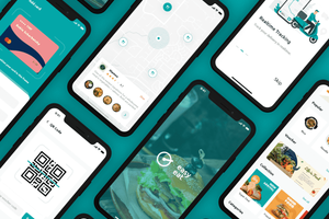 easy eat 美食 Sketch xd iOS UI KIT